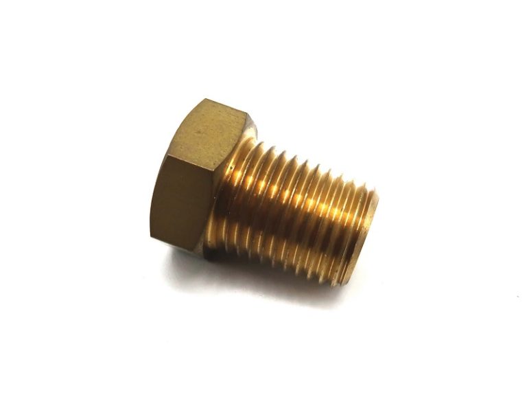 Tappo per sensore temperatura sonda lamda in ottone (mm 15×20)